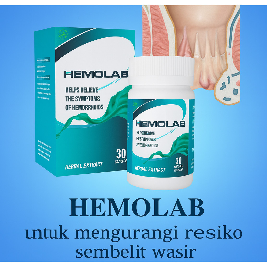 HEMOLAB Asli Obat Wasir Ambeien Secara Tuntas Sudah Terbukti Ampuh HEMOLAB obat wasir