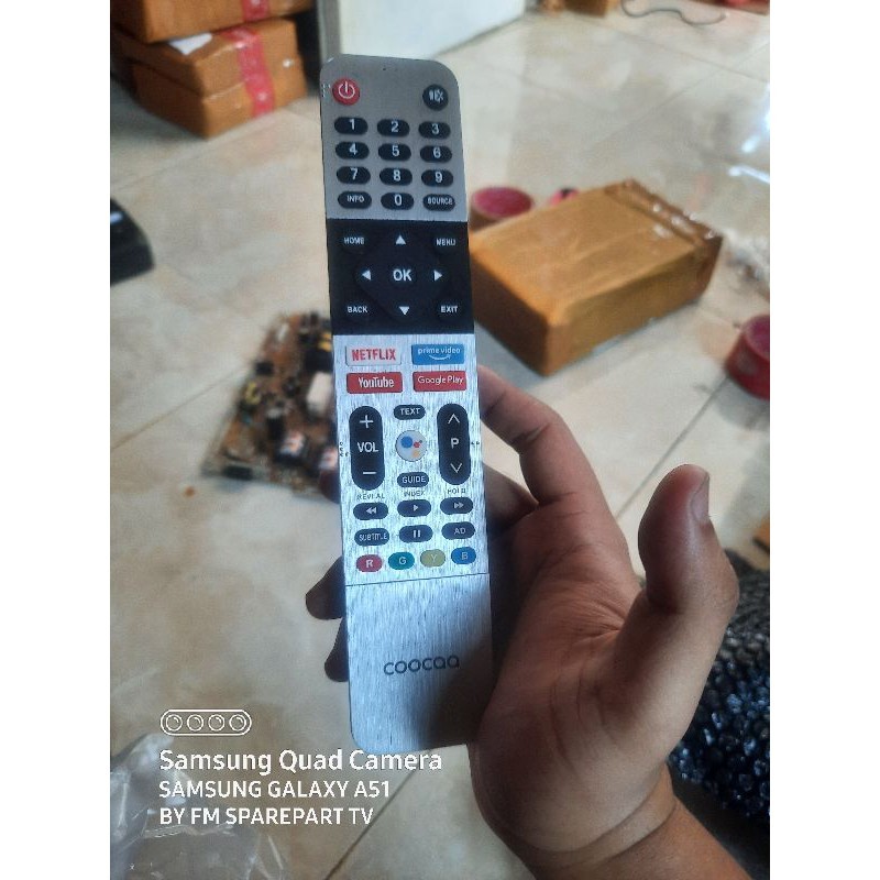 Remote Tv Coocaa Android Smart 40S6G