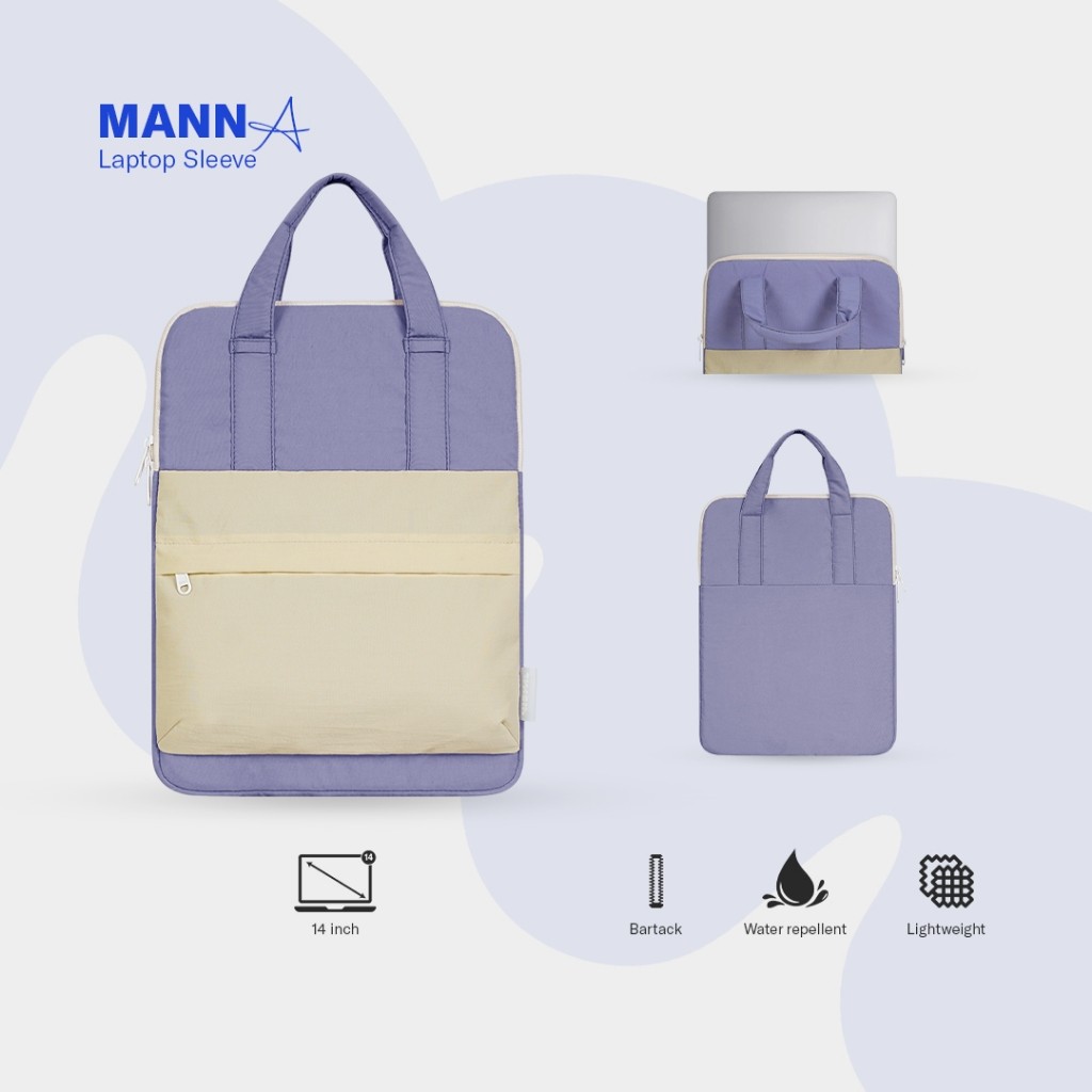 Tas Laptop - Manna Laptop Case 14 Inch - Laptop Sleeve - Visval