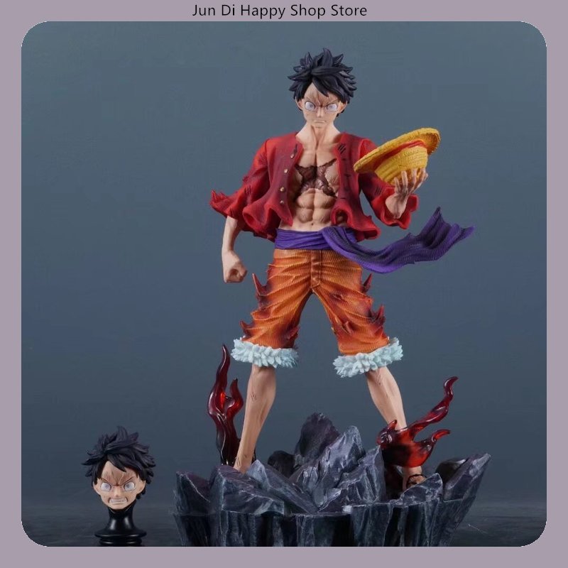 One Piece Straw Hat Pirates PVC Figures Luffy Zoro Nami Usopp Robin Sanji Statue Desktop Decoration 