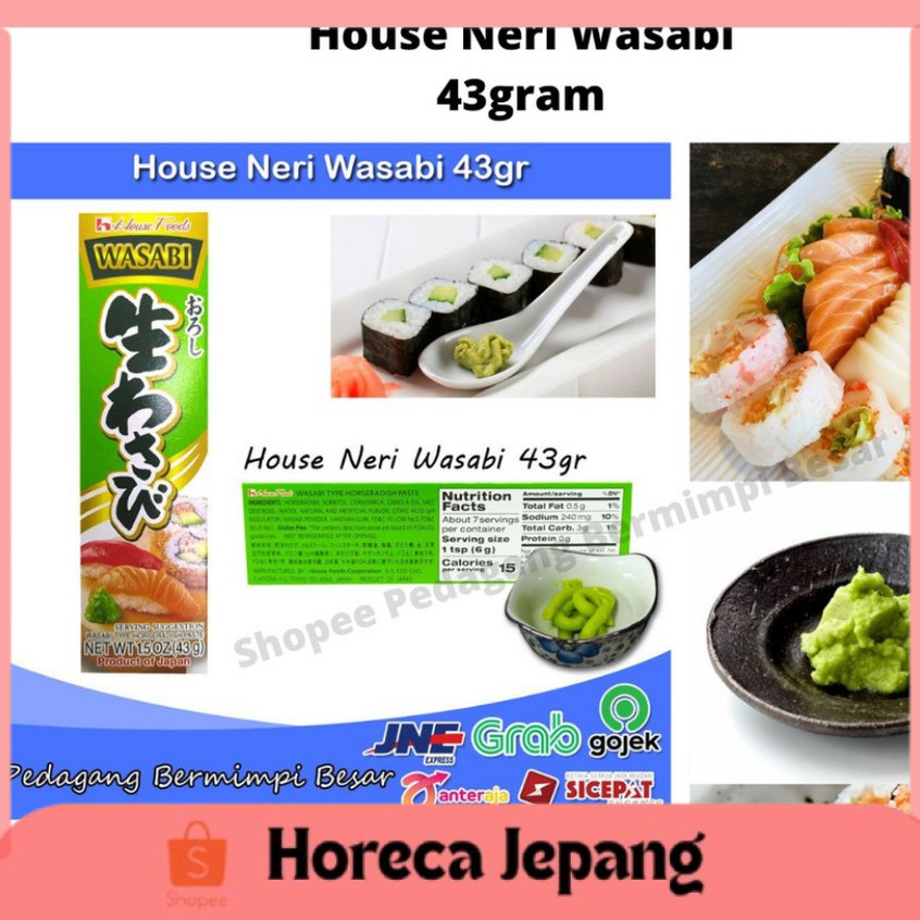 AFF House Neri Wasabi 43gr | Pasta Wasabi | Wasabi House Foods | Wasabi