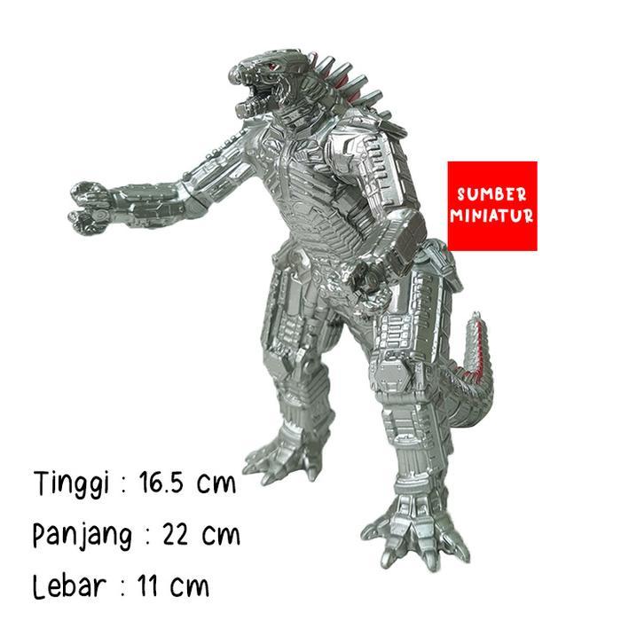 PROMO Figure Mecha Godzilla 2021 Godzilla vs Kong Mainan Koleksi Pajangan Karet Plastik - Mecha Godz