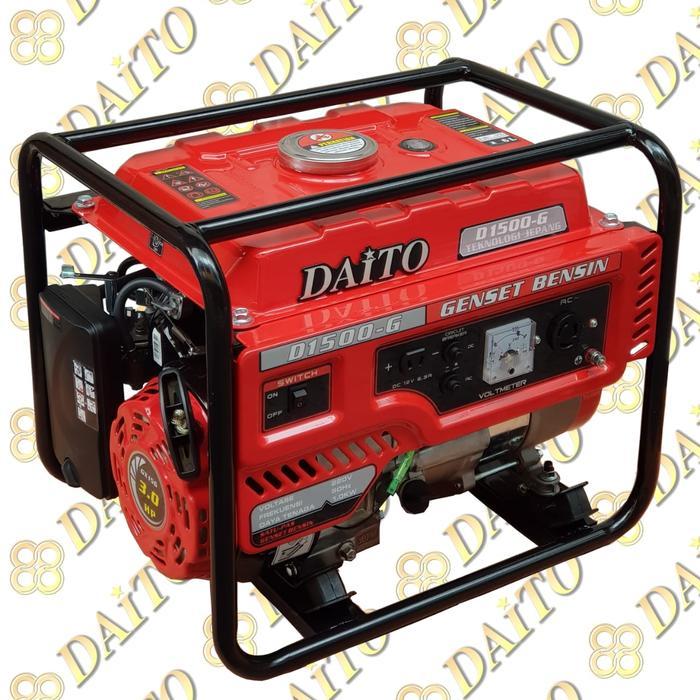 PROMO RAMADHAN Generator Genset Daito 1500 daya 1000 watt