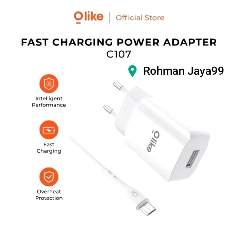 Olike C107M Travel Charger micro 2.4A Original rj99 Rj99