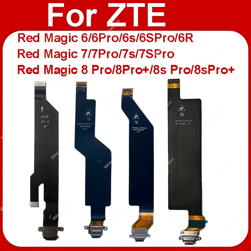 Untuk ZTE Nubia Red Magic 6 Pro NX669J 6R NX666J 7 NX679J 7Pro NX709J 7s Pro NX709S 8Pro Kabel Fleks