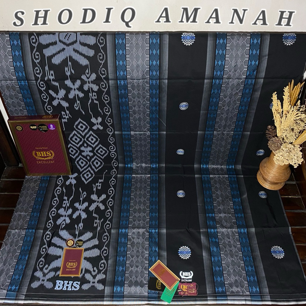 Sarung BHS Excellent gold songket motif SGA SGB SGK SCA SMB KDT sandur | Excellent bronze