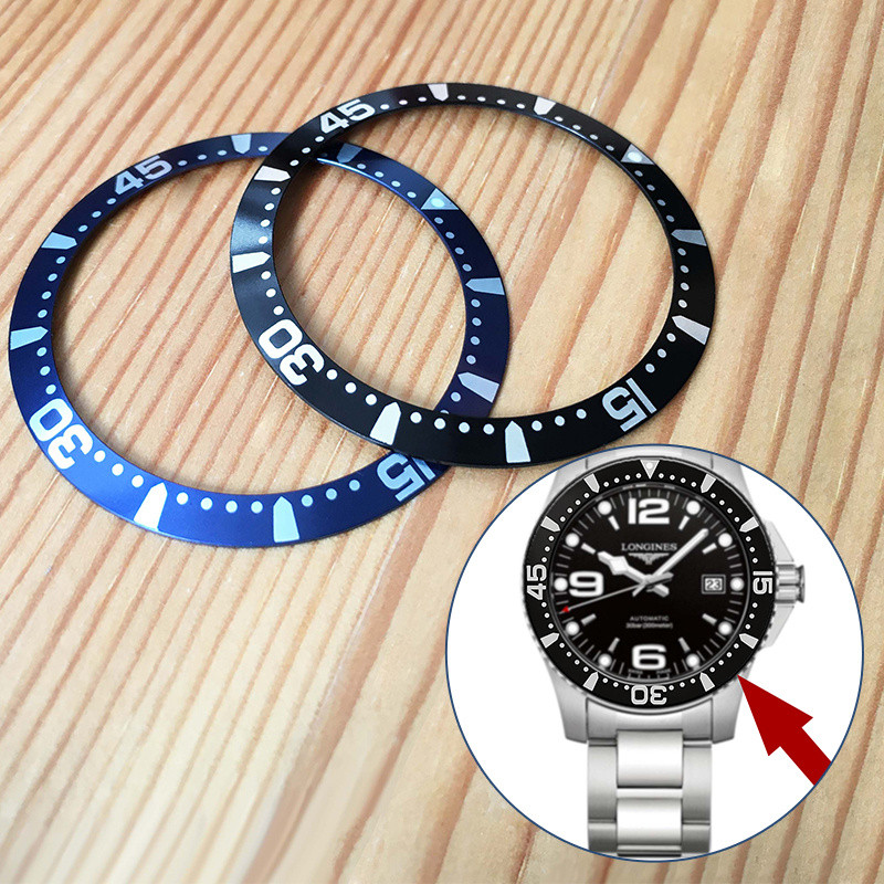 Aluminum watch bezel erts for Longines Sports Hydroconquest 44mm automatic watch L3.841.4