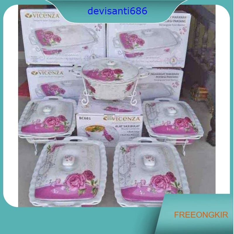 Prasmanan Set Wadah Saji Vicenza Eternity