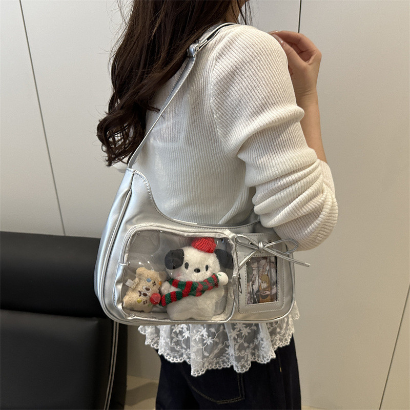 Tas Selempang Wanita Itabag Display Transparan Anime Core Unik Trendy Streetwear