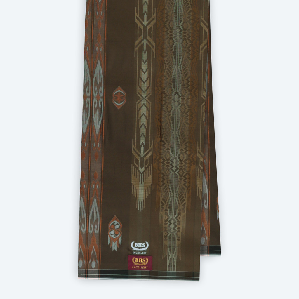 Sarung BHS Excellent Gold Motif E57 JGH Olive Muda 02