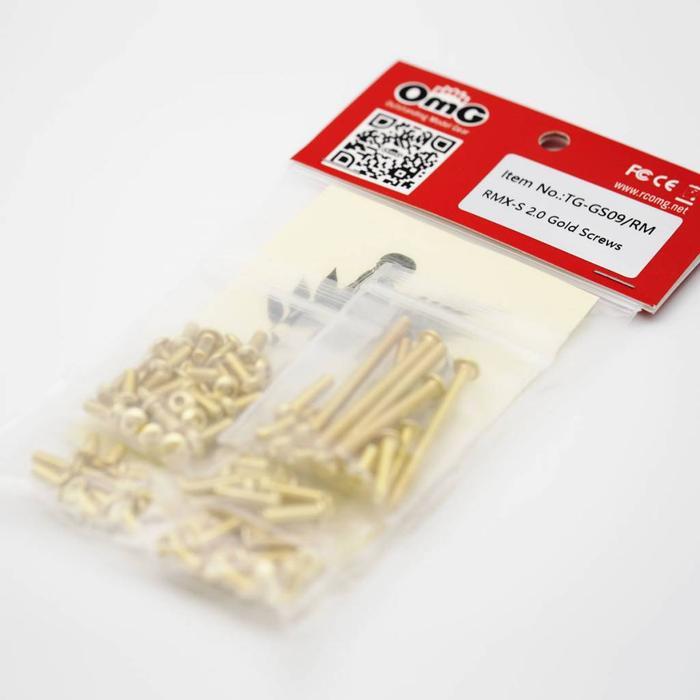 RC OMG GOLDEN SCREW KIT FOR MST RMX 2.0S #TG-GS09/RM