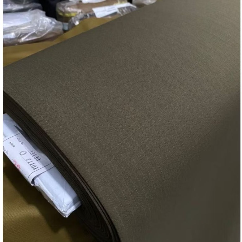 Kain Bahan Searagam Satpol PP Kain PDH Setelan Satpol PP Luster Serat Kotak-Kotak Kain Satpol PP Ter