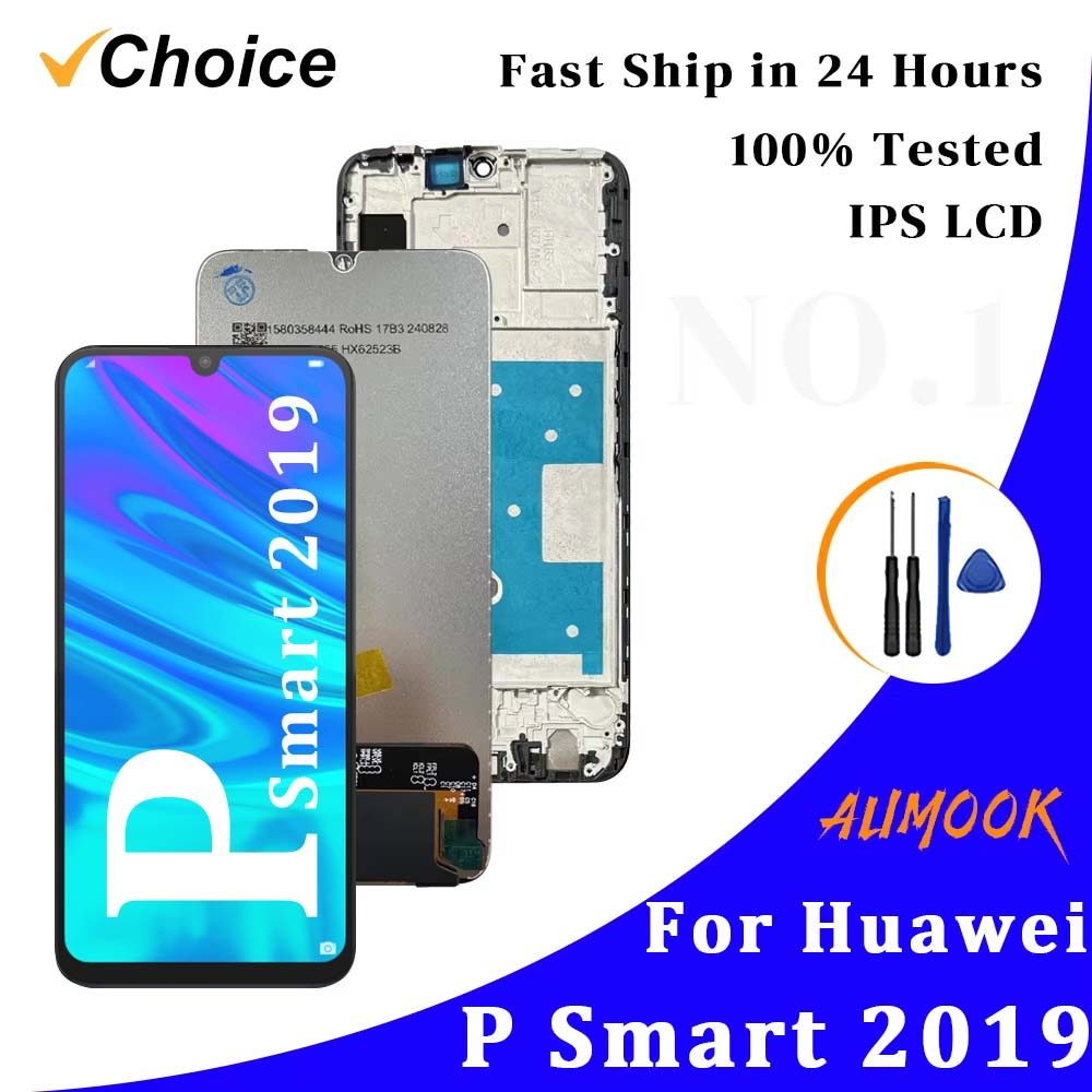 AAA+ IPS LCD For Huawei P Smart 2019 LCD Display Screen Touch Digitizer Replacement Parts for HUAWEI