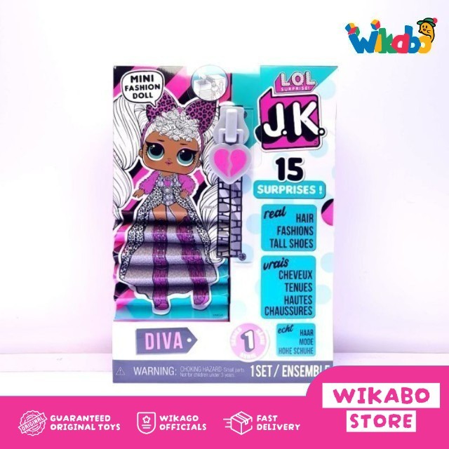 LOL Surprise JK Diva Mini Fashion Doll 15 Surprises