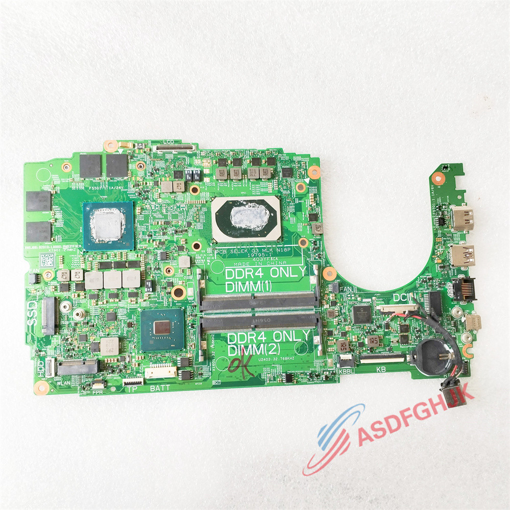 HN4GN 0HN4GN CN0HN4GN Mainboard for DELL G3 15 3500 Laptop Motherboard 197951 with SRH84 i510300H CP