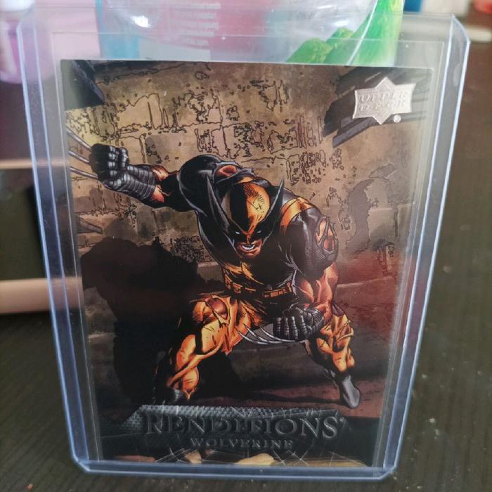 Kartu Original Upper Deck Marvel RENDITIONS WOLVERINE | RARE 2ND