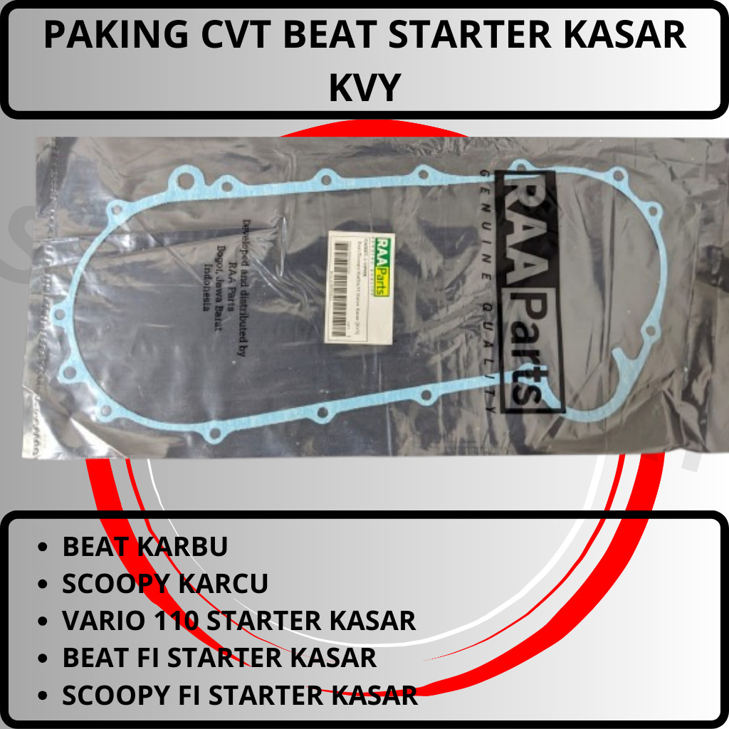 PAKING BAK CVT BEAT STARTER KASAR BEAT KARBU SCOOPY KARBU SCCOPY FI STARTER KASAR VARIO 110 LED FIST