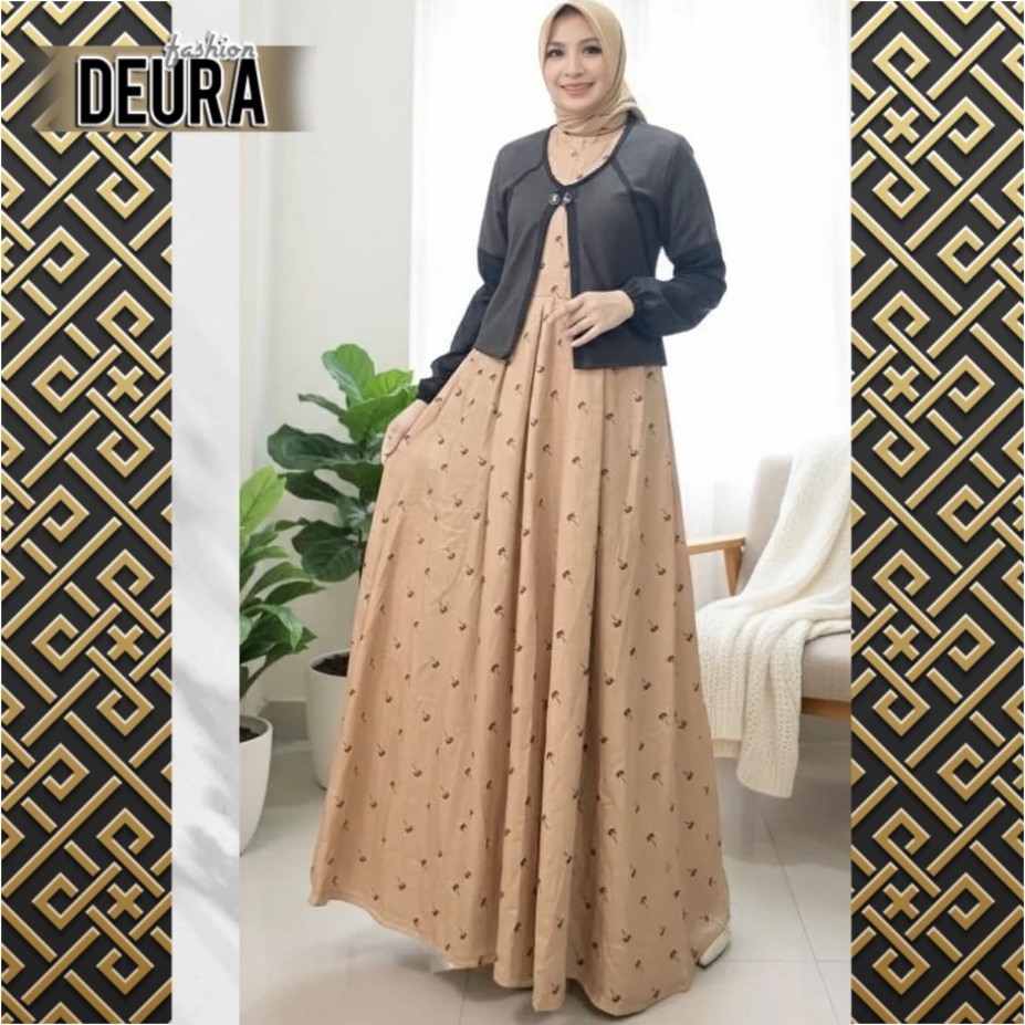 DEURA FASHION - Set Gamis Wanita Deura SD-527 / Gamis Deura Terbaru / Gamis Deura Original