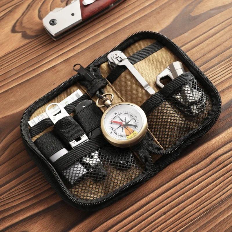 Camping Gear Multi Tool EDC Pou Pocket Organizer for Men Tool Pocket Storage EDC Gears Sacoe Homme  