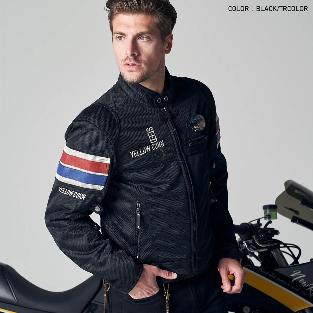 Yellow Corn SJ-2313 Black Tricolor Jacket