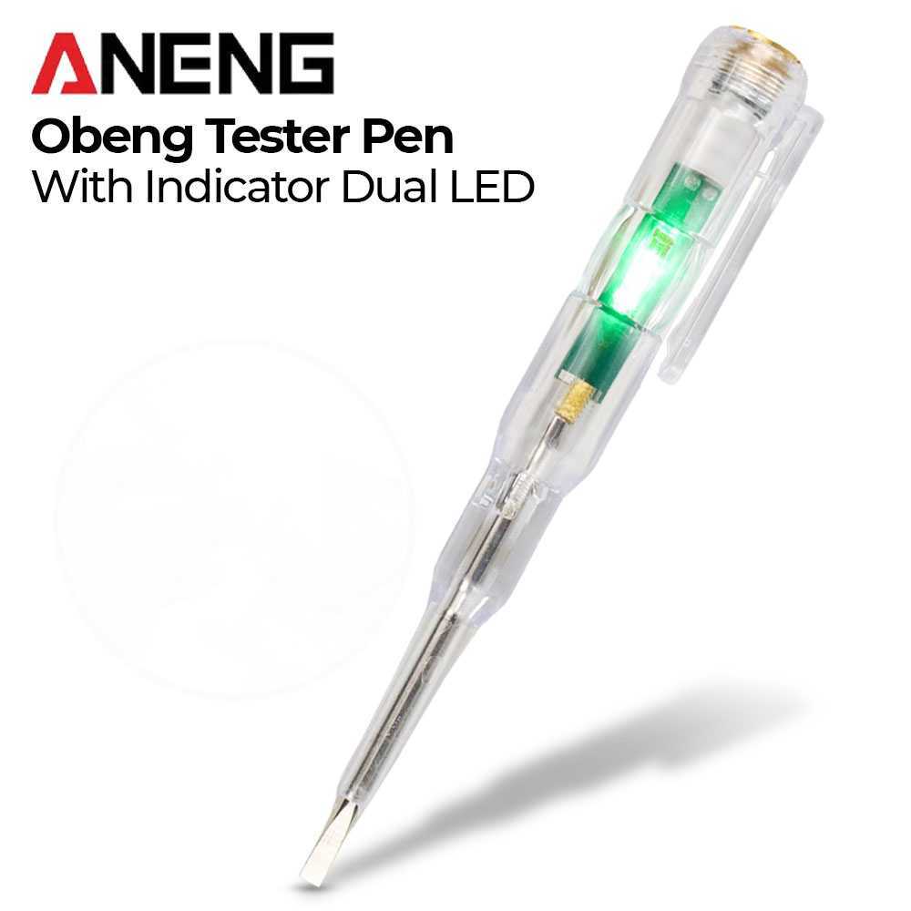 ANENG B11 Tespen Listrik Dual LED Digital Test Pen Obeng Tester Listrik Alat Cek Arus Kabel Stop Kon