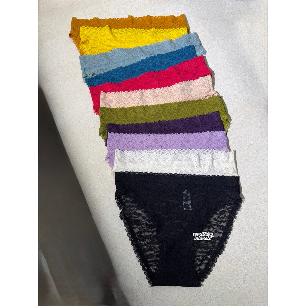 JOCKEY Allover French Lace Hipster Brief Highwaisted Lacey Panties / HW Simless CD Tinggi Hi Rise Hi