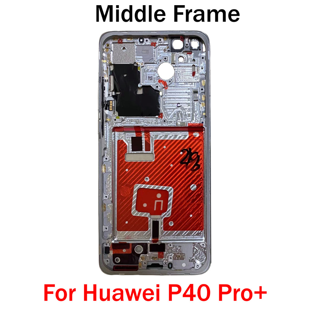 Middle Frame for Huawei P40 Pro+ / Pro Plus 5G ELS-N39 ELS-AN10 LCD Front Frame Housing Bezel Repair