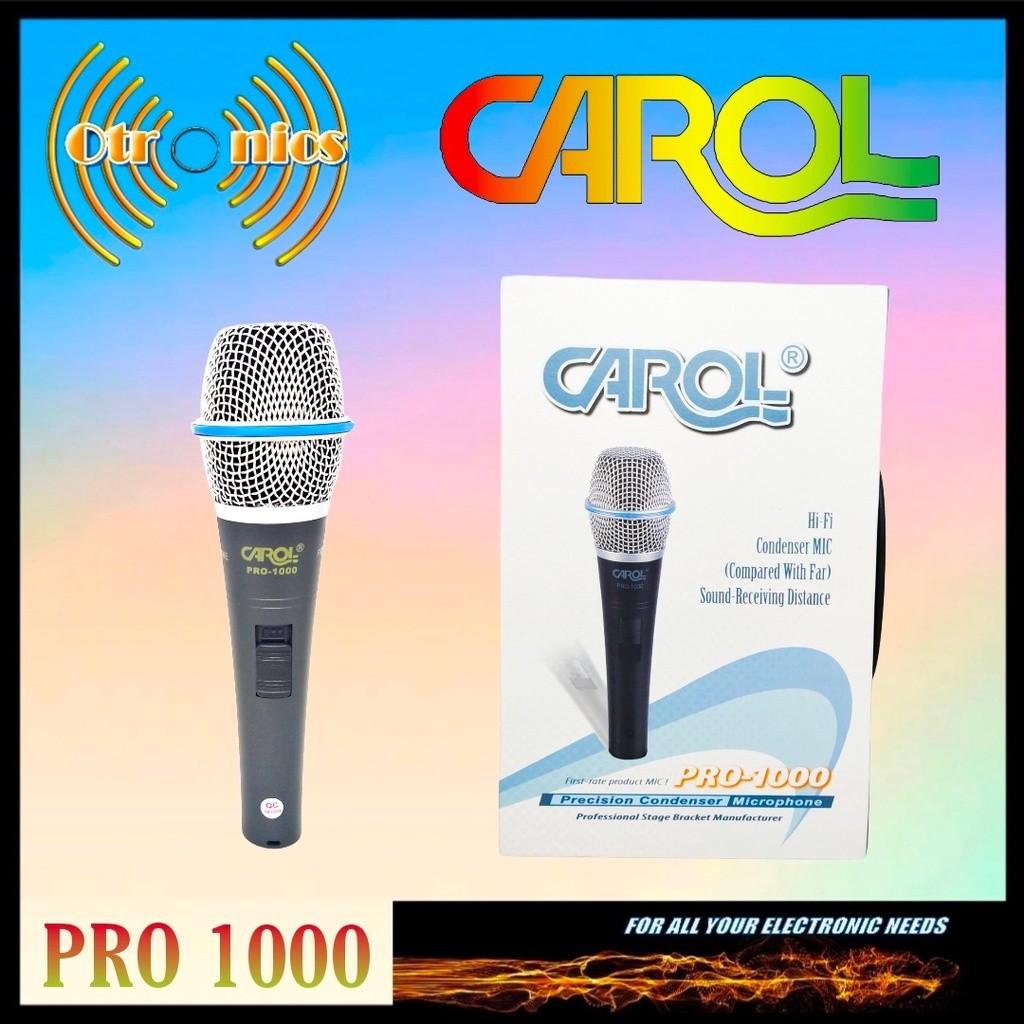 Mic kabel Condenser CAROL PRO-1000