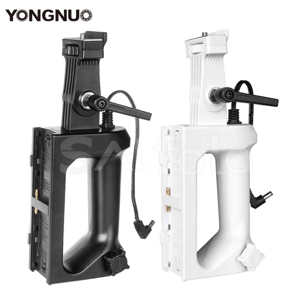 Yongnuo Video Light Bracket NP-F / V-mount Battery Handheld Handle for YNLUX100 YNLUX100Pro YNLUX100