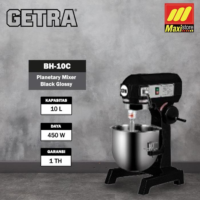GETRA PLANETARY MIXER GETRA BH-10C Planetary Mixer / Mixer Roti [10 L] Black Glossy - Garansi Resmi