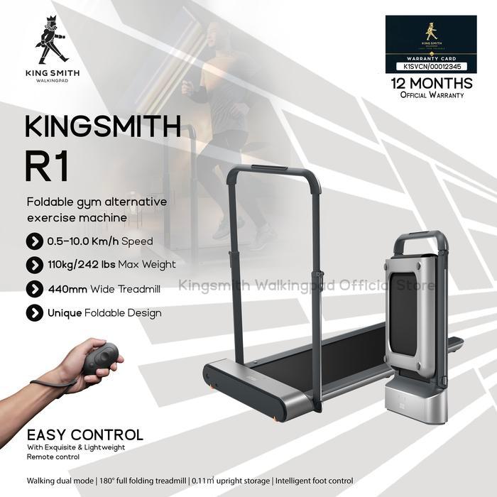 Kingsmith Walkingpad R1 PRO Smart Foldable Treadmill - Silver