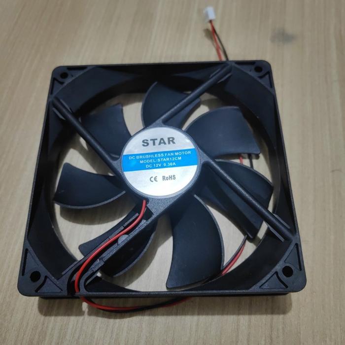 Fan DC 12v 12cm KLOP - 12CM STAR 12V