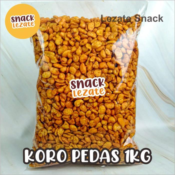 Kacang Koro Bali 1 Kg Rasa Pedas Balado Murah / Kacang Koro Kupas / Kacang Koro Kiloan Food Snacks C