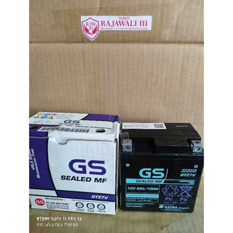aki GS astra GTZ 7V nmax original