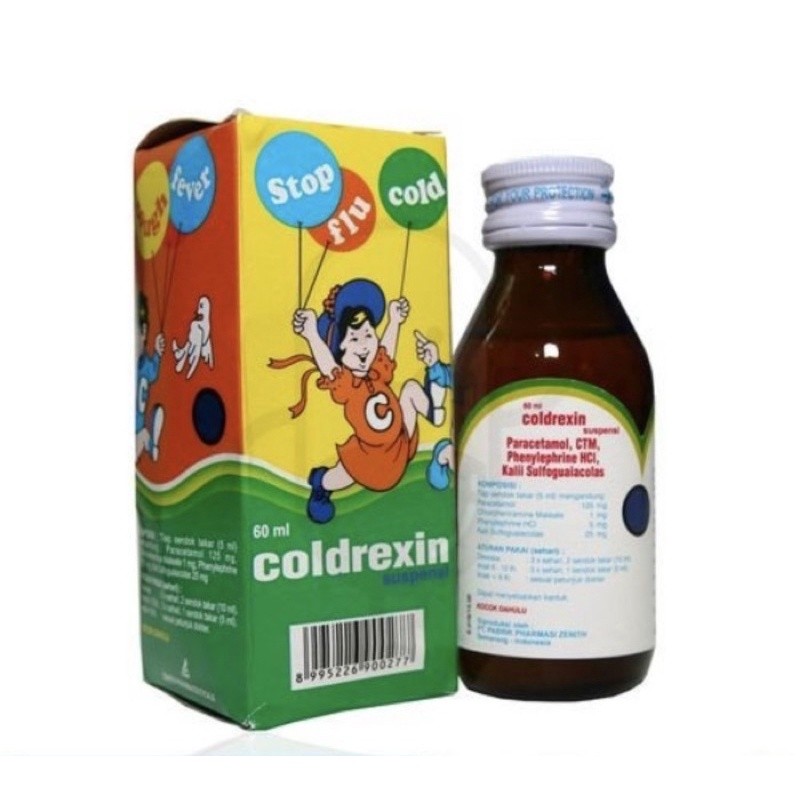 Coldrexin Sirup 60 Ml (Obat Panas Batuk Pilek Anak)