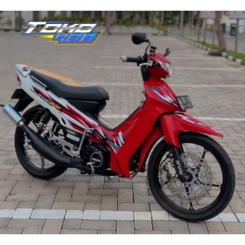 stiker striping motor fizR milenium merah