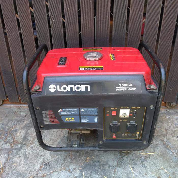Genset Generator Loncin 3500-A 2500-2800 Watt AVR Bensin 196cc