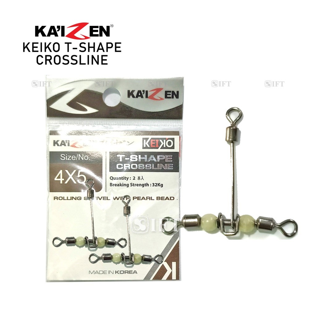 Kili-kili Cabang KAIZEN KEIKO T-SHAPE CROSSLINE | Swivel Kail IFT Pancing
