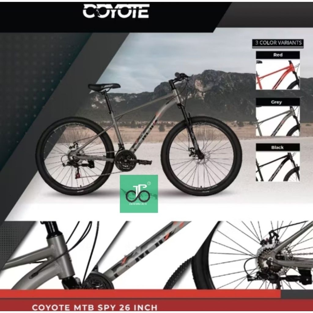 Sepeda MTB 26" Element Coyote SPY Alloy NEW (Coyote MTB SPY)