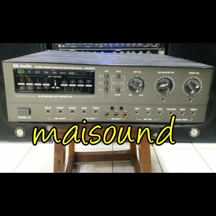 AMPLI 3G AUDIO AK 3000 AMPLIFIER 3G AUDIO AK3000 ORIGINAL KARAOKE