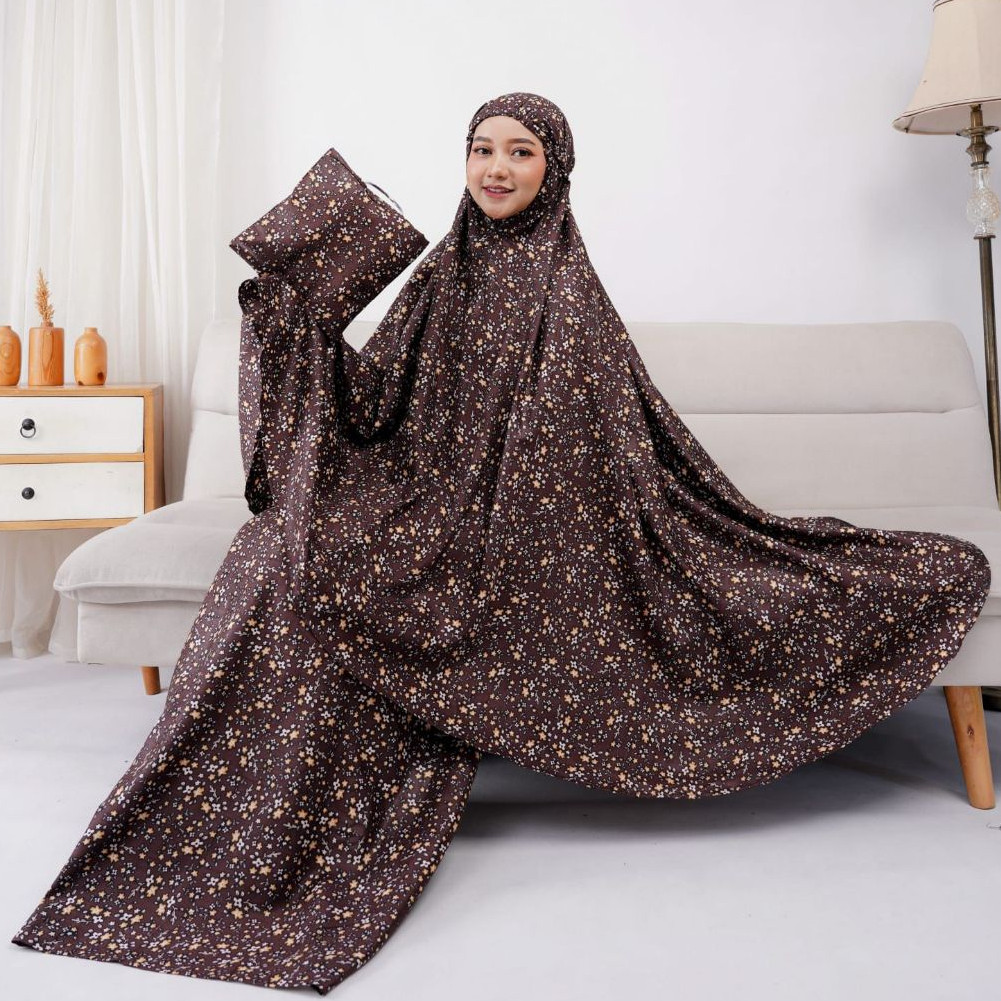 grosir_solo || MUKENA RAYON BALI DEWASA TRAVELING / MUKENA RAYON MOTIF KIYARA BUNGA PREMIUM