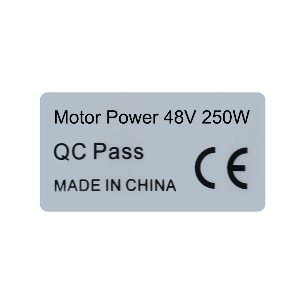 12PCSLOT 48V 250W Bafang Mid Drive Motor Sticker for BBS0102 BBSHD eBike Motor Electric Bicycle Conv