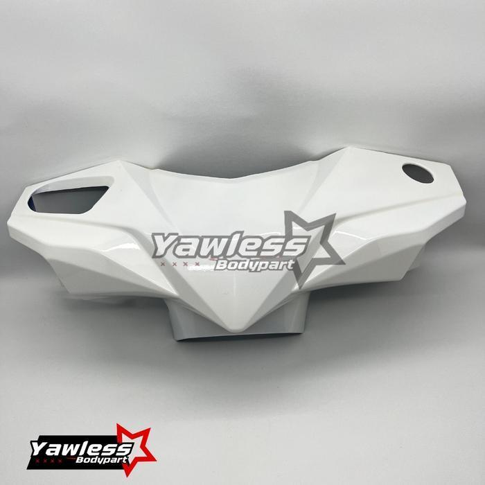 Batok depan Beat Fi 2013-2014 stater kasar warna Putih / batok beat fi 2014 - Depan Putih