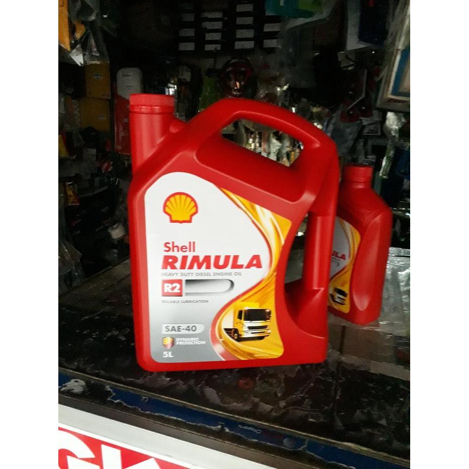 oli shell diesel R2 5 liter quality