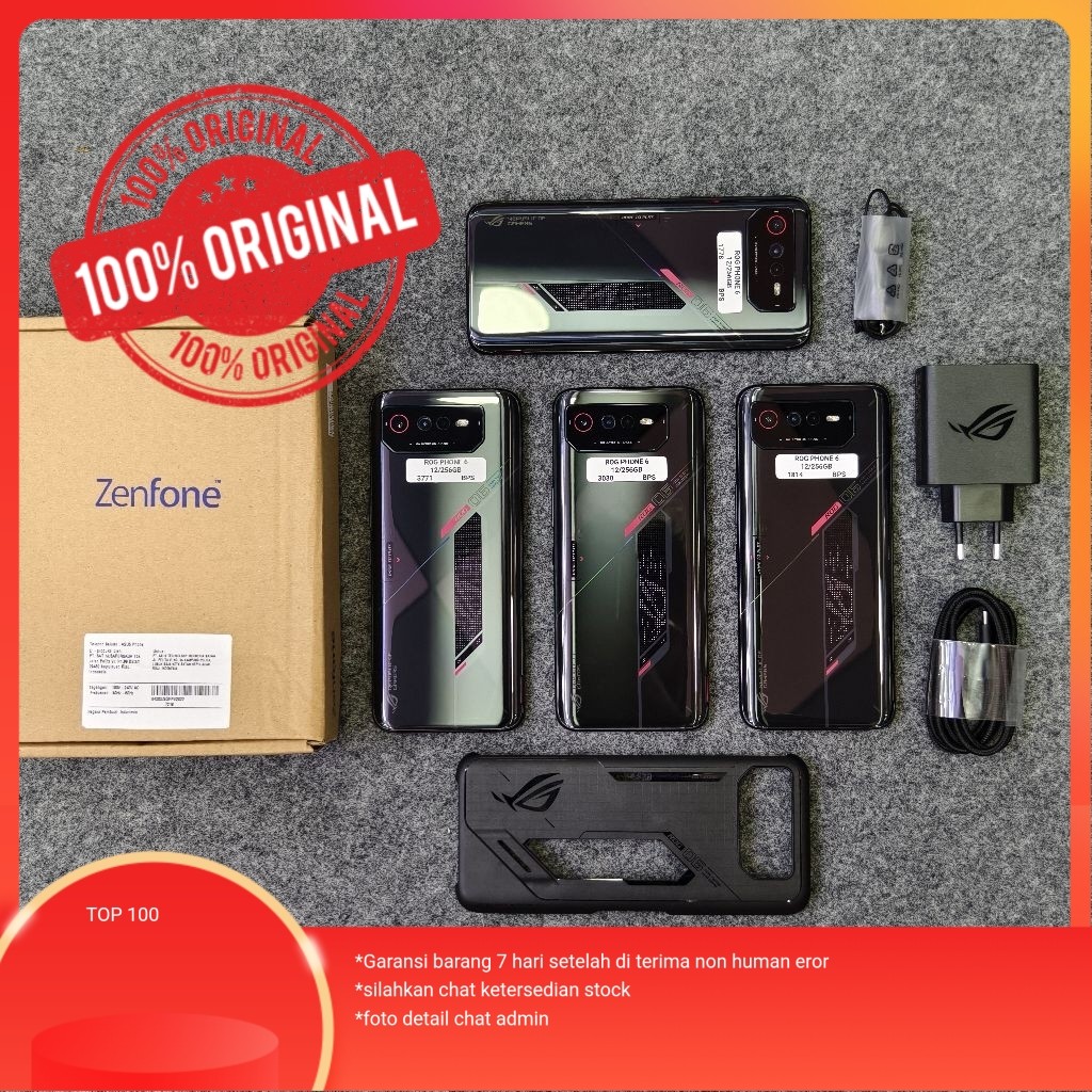 Asus ROG Phone 6 12/256Gb Garansi Ex Resmi