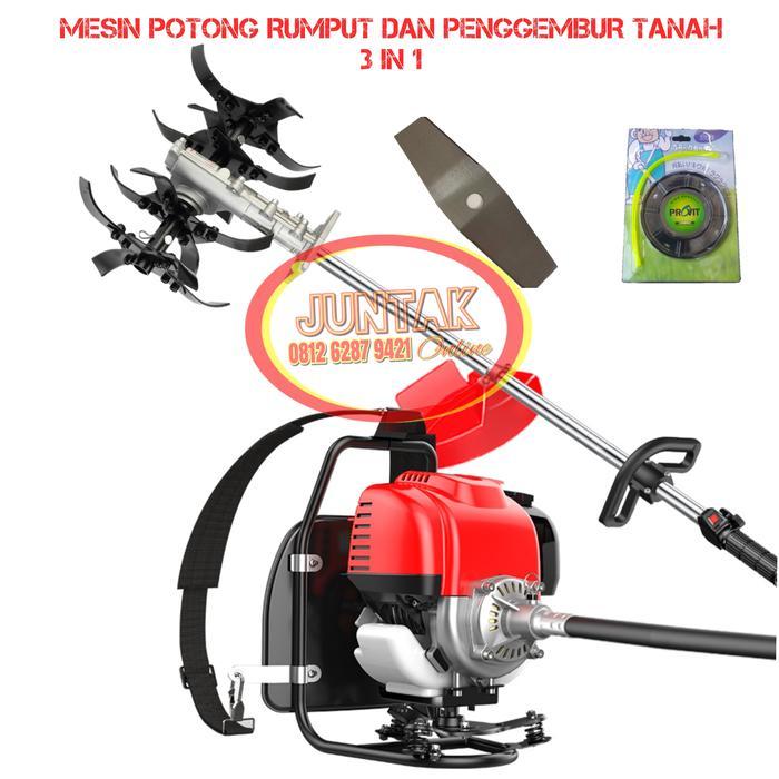 Mesin Potong Rumput   Penggembur Tanah|4 Tak Multifungsi