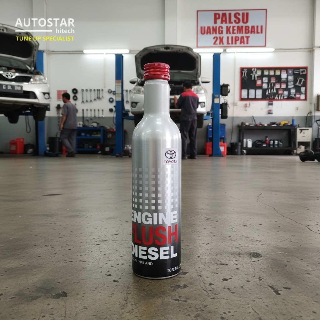 TMO TOYOTA ENGINE FLUSH 300ML DIESEL ORIGINAL pembersih sludge mesin mobil disel