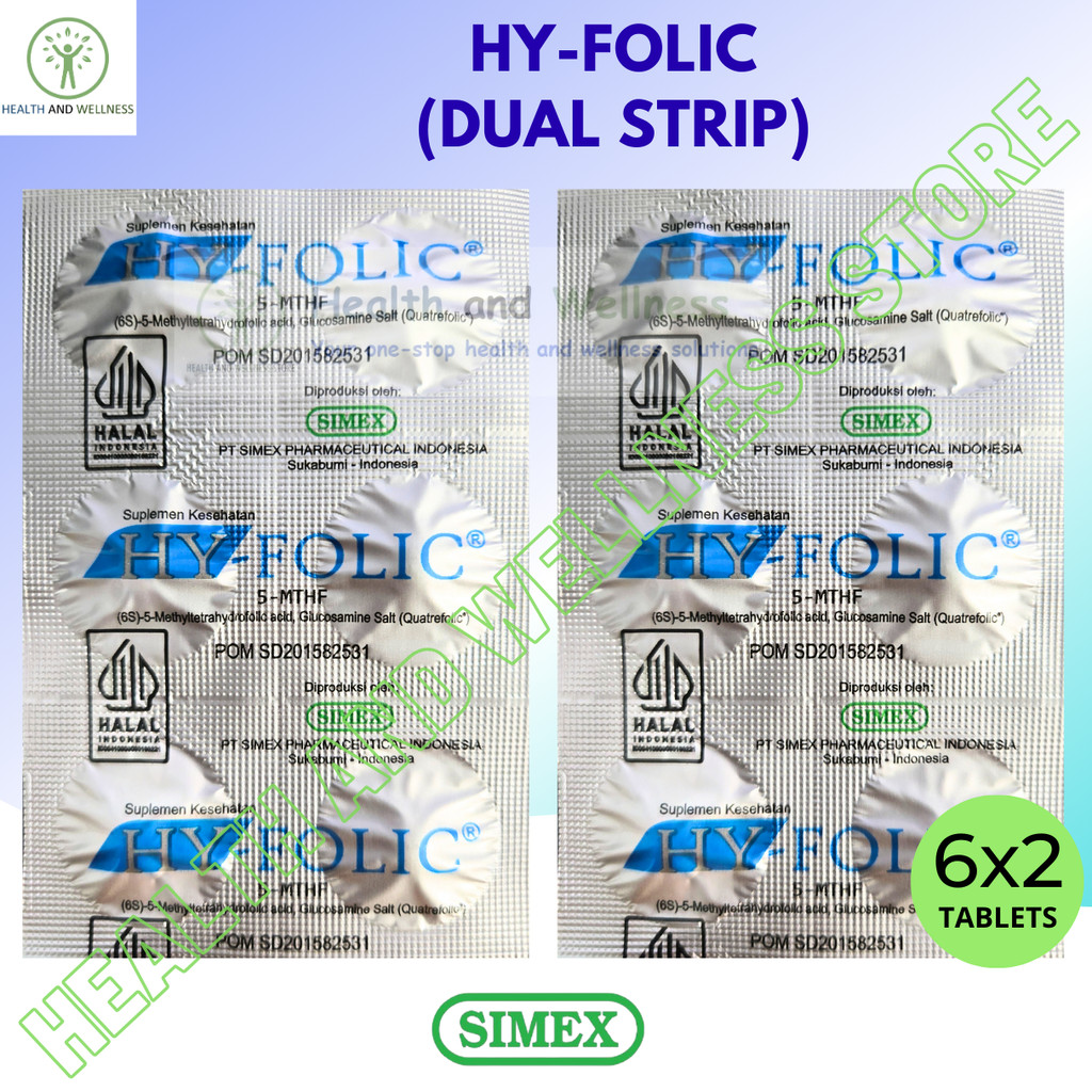 Hy-Folic Hy Folic Asam Folat Quatrefolic Film Coated Tablets