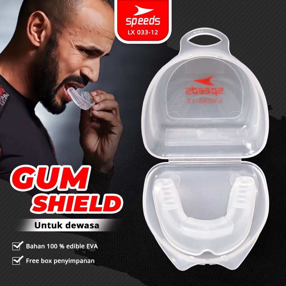 Gum Shield Boxing - GumShield / Pelindung Mulut Gigi / Mouth Guard 033-12
