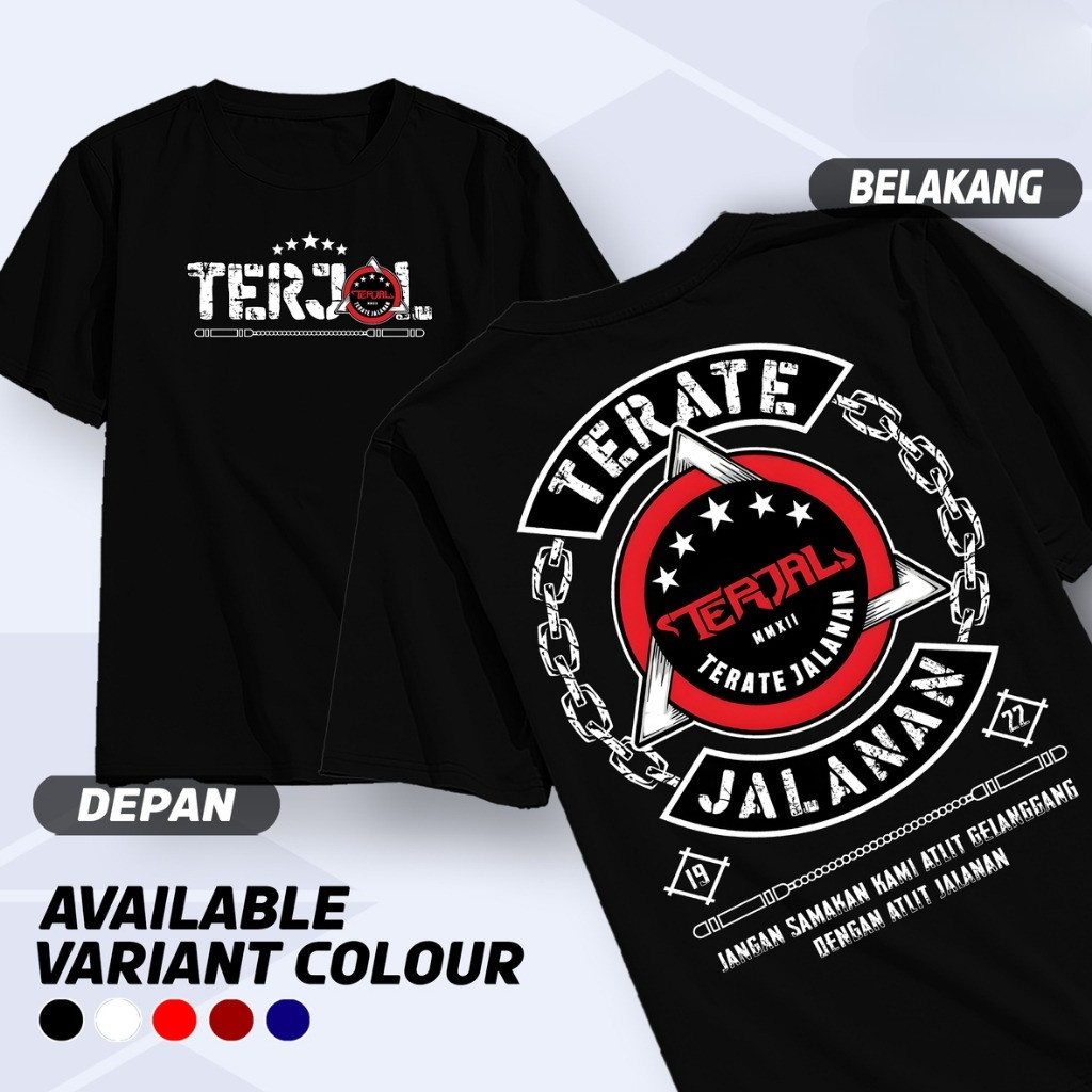 PL.OFC | Kaos Terjal Terate Jalanan Terbaru Psht Baju Distro Keren Murah Terlaris Viral Bahan Premiu